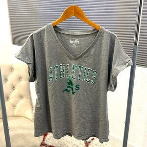 Athletics Women’s Foil Graphic Split Back Tee